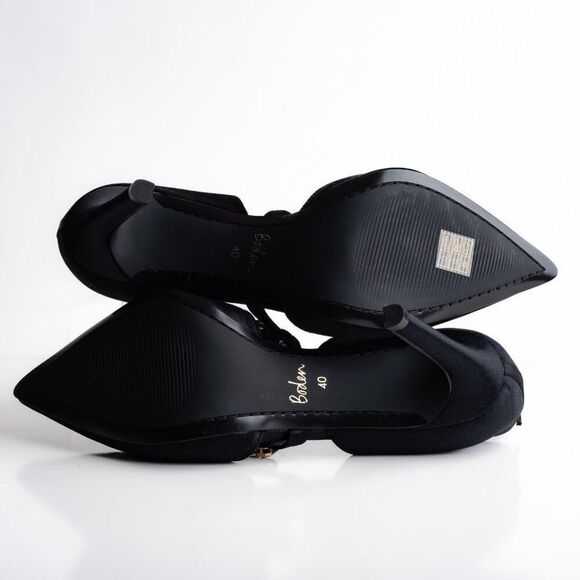 Boden Womens Heels Crystal Strap Pumps Court Shoes Black Sz US 9 EU 40 NWOB - Picture 9 of 9